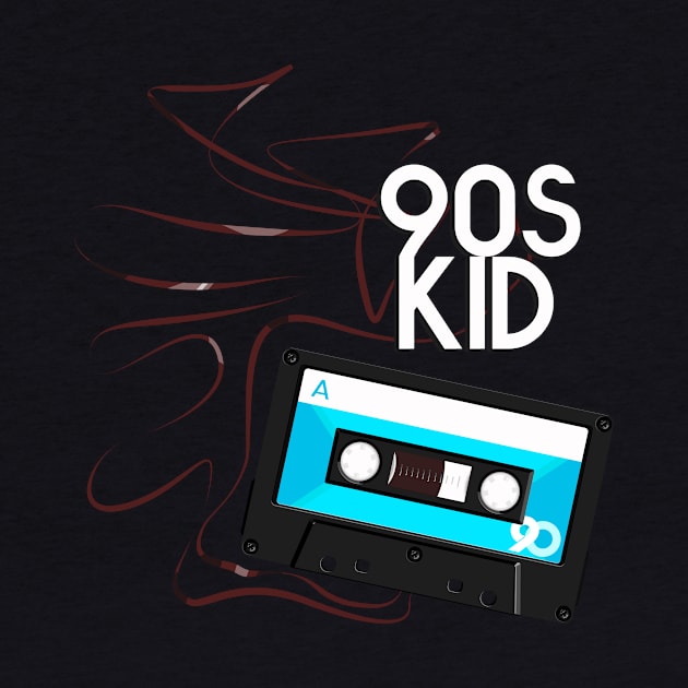 90's Kid's Retro Cassette Tape by Foxxy Merch